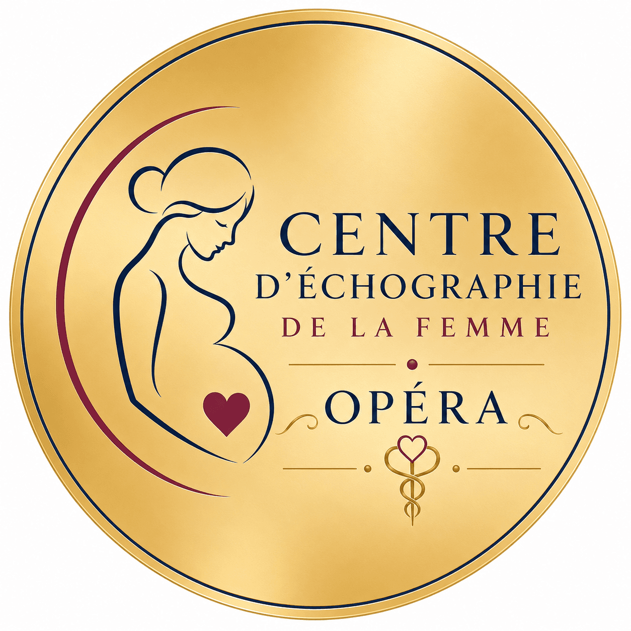 Logo du Centre d'Échographie de la Femme OPÉRA